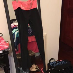Bling Victoria’s Secret boot yoga pants
